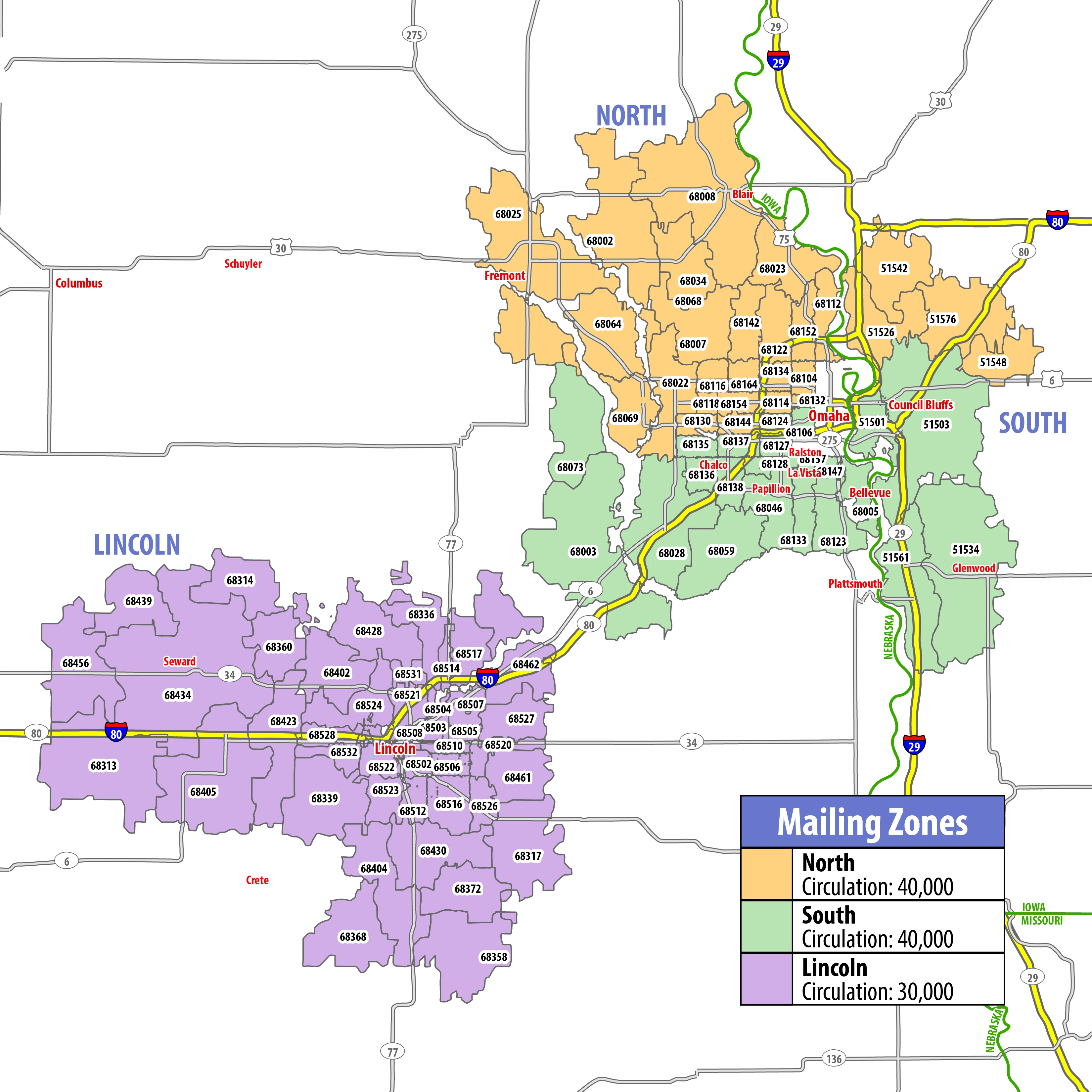 Map of RSVP Omaha
