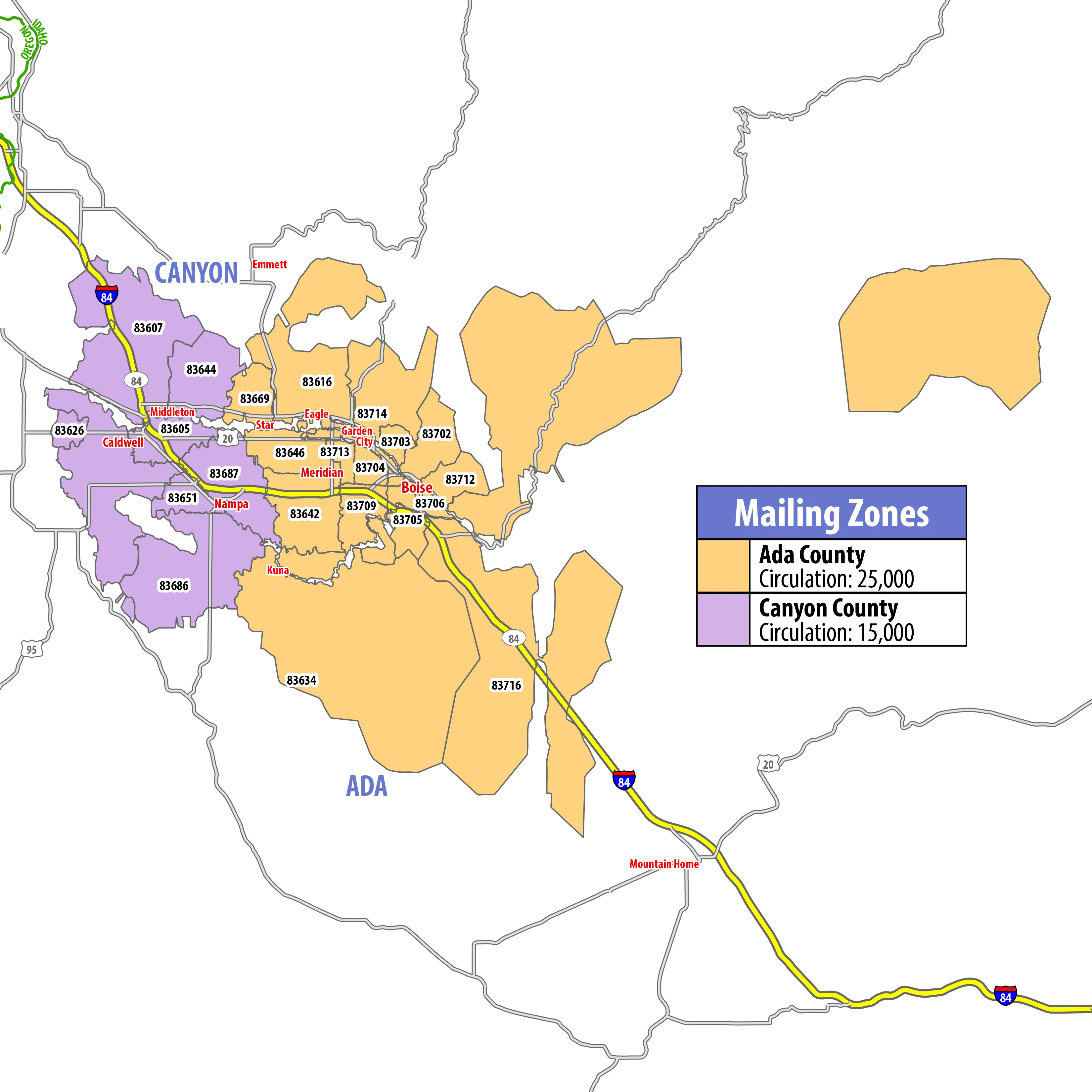 Map of RSVP Boise Idaho